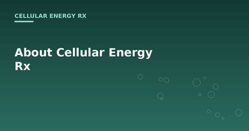 About Cellular Energy Rx