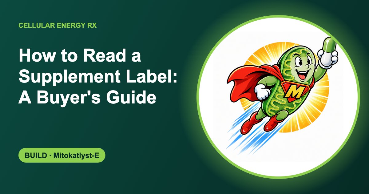 How to Read a Supplement Label: A Buyer’s Guide